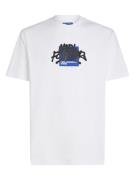 KARL LAGERFELD JEANS Bluser & t-shirts 'X Crapule2000'  mørkeblå / sor...
