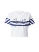 GUESS Shirts 'Marina'  marin / hvid