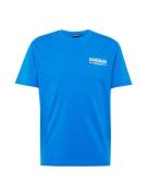 NAPAPIJRI Bluser & t-shirts 'S-KASBA'  blå / azur / rød / hvid