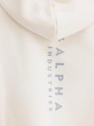 ALPHA INDUSTRIES Sweatshirt  beige / grå / rød