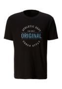 JOHN DEVIN Bluser & t-shirts  turkis / grå / sort