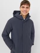 JACK & JONES Vinterjakke 'JPRBLAKeen'  navy / hvid