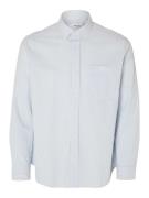 SELECTED HOMME Skjorte 'REIL'  lyseblå / hvid