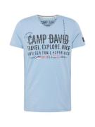 CAMP DAVID Bluser & t-shirts 'North Sea Trail'  blå / lyseblå / rød / ...