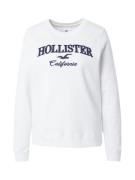 HOLLISTER Sweatshirt 'EMEA'  navy / hvid