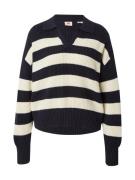 LEVI'S ® Pullover 'Eve Sweater'  marin / uldhvid