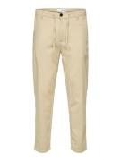 SELECTED HOMME Lærredsbukser 'Brody'  beige