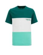 WE Fashion Shirts  grå-meleret / grøn / jade