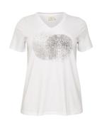 KAFFE CURVE Shirts 'Veri'  sort / hvid