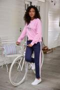 VIVANCE Bukser  navy / pink