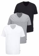 BRUNO BANANI Bluser & t-shirts  grå / sort / hvid
