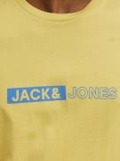 JACK & JONES Bluser & t-shirts  blå / gul