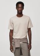 MANGO MAN Bluser & t-shirts 'Kimi'  lysegrå