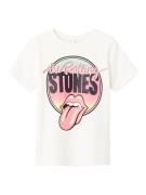 NAME IT Shirts 'The Rolling Stones'  blandingsfarvet / hvid