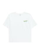 KIDS ONLY Bluser & t-shirts 'MAIKEN'  kiwi / hvid