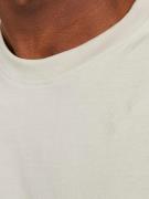 JACK & JONES Bluser & t-shirts 'VESTERBRO'  beige / sort
