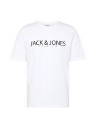 JACK & JONES Bluser & t-shirts 'Bla Jack'  sort / hvid