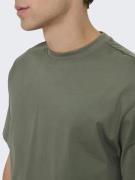 Only & Sons Bluser & t-shirts 'Fred'  mørkegrøn