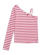KIDS ONLY Bluser & t-shirts 'NELLA'  mørk pink / hvid