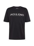 JACK & JONES Bluser & t-shirts 'Bla Jack'  sort / hvid