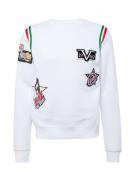 19V69 ITALIA Sweatshirt 'Bruno'  blå / grøn / rød / hvid