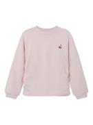 NAME IT Sweatshirt 'Drisine'  grøn / pink / lyserød