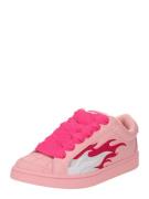 BUFFALO Sneaker low 'LIBERTY'  lysegrå / hindbær / rosé / hvid