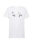DEDICATED. Bluser & t-shirts 'Stockholm Phoney Date'  sort / offwhite