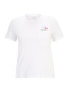 Only Petite Shirts 'POLLY'  lyseblå / pink / hvid