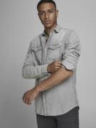 JACK & JONES Skjorte 'Sheridan'  grey denim