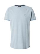 INDICODE JEANS Bluser & t-shirts 'Lowen'  lyseblå / hvid