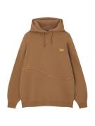 Pull&Bear Sweatshirt  brun / gul