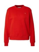 Calvin Klein Jeans Sweatshirt  rød / hvid
