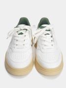 Pull&Bear Sneaker low  grøn / hvid