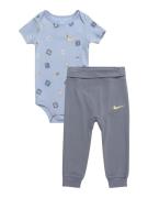 Nike Sportswear Sæt  lyseblå / gul / grå