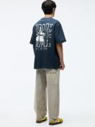 Pull&Bear Bluser & t-shirts  navy / grå / mørkegrå / hvid