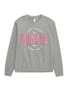 Vero Moda Girl Sweatshirt 'OCTAVIA'  grå / lys pink / rød / hvid