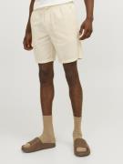 JACK & JONES Bukser 'Aiden Palma'  cappuccino / hvid