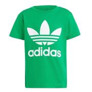 ADIDAS ORIGINALS Shirts 'Adicolor Trefoil'  græsgrøn / hvid