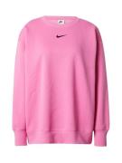 Nike Sportswear Sweatshirt 'PHOENIX'  lyserød / sort