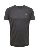new balance Funktionsskjorte 'Athletics'  grå / sort