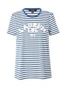 Lauren Ralph Lauren Shirts 'KATLIN'  safir / hvid