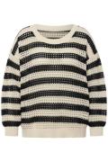 Ulla Popken Pullover  beige / sort