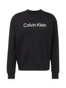 Calvin Klein Sweatshirt 'HERO'  sort / hvid