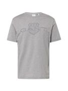 GANT Bluser & t-shirts  mørkeblå / grå-meleret