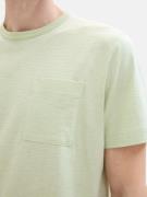 TOM TAILOR Bluser & t-shirts  elfenben / pastelgrøn