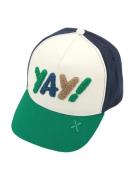 MAXIMO Hat 'Yay'  navy / brun / grøn / hvid