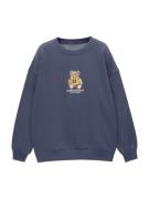 Pull&Bear Sweatshirt  navy / brun / lysegul / hvid