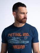 Petrol Industries Bluser & t-shirts  blå / grå / orange