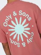 Only & Sons Bluser & t-shirts 'KASEN'  pastelblå / pastelrød